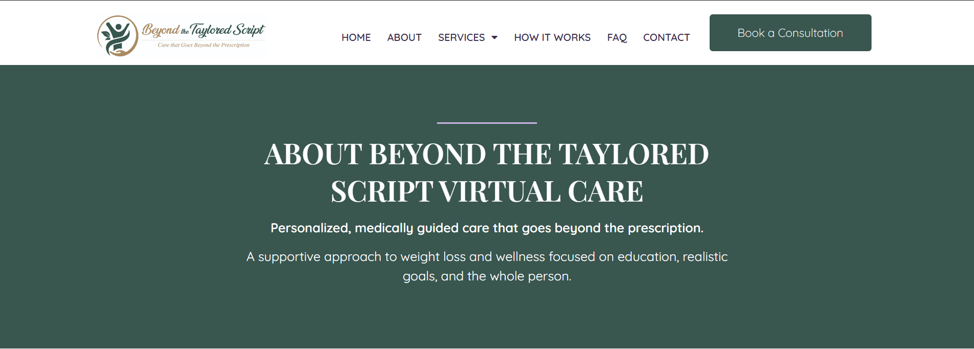 About Beyond the Taylored Script Virtual Care